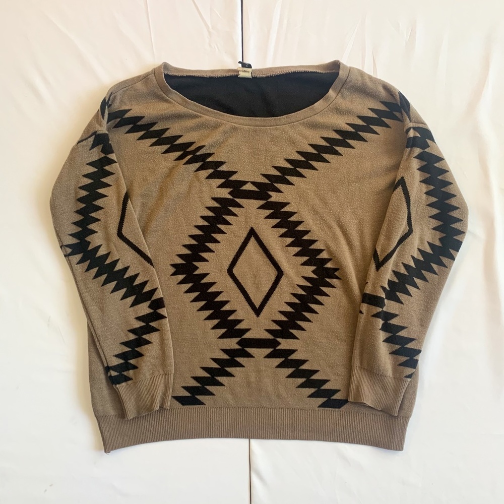 Windsor Tribal Print Sweater Fall Winter